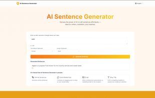 AI Sentence Generator
