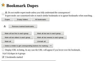 Bookmark Dupes