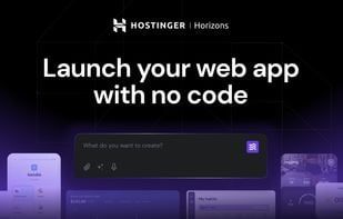 Hostinger Horizons
