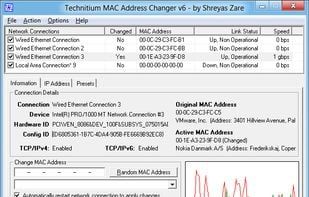 Technitium MAC Address Changer