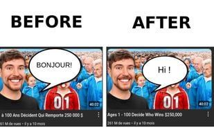 YouTube No Translation