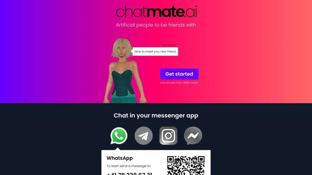Chatmate AI - A Platform to Befriend AI