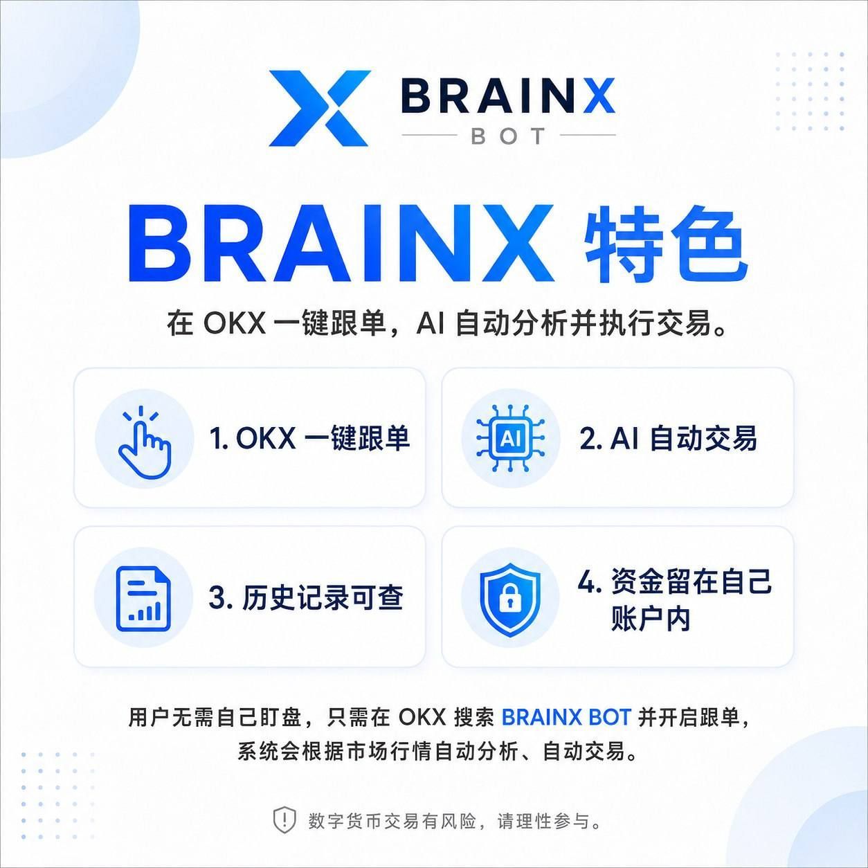 BRAINX AI 加密货币量化交易机器人