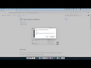 Save Tweets to Notion