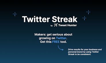 Twitter Streak by Tweet Hunter